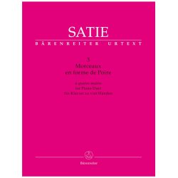 3 Morceaux en forme de Poire - Satie, Erik