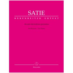 Avant-derni&THORN;res pens&eacute;es - Satie, Erik