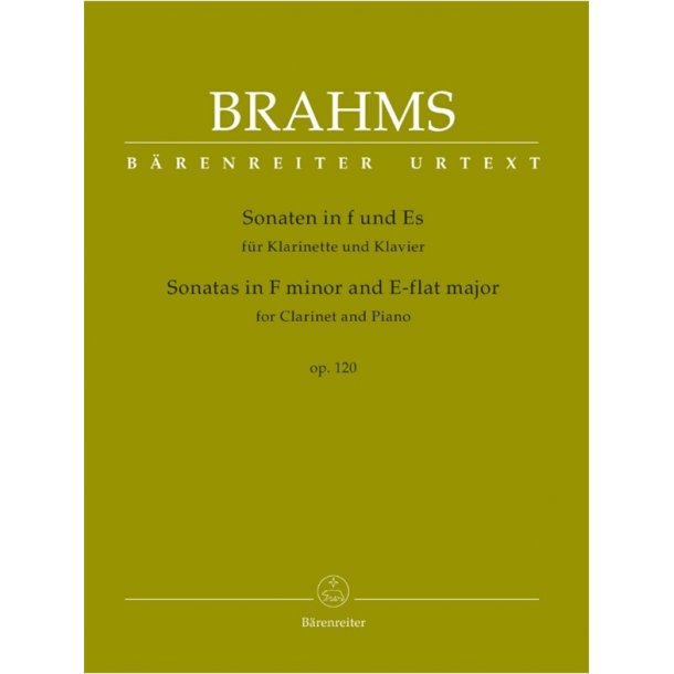 Sonatas in F minor and E-flat major - Brahms, Johannes