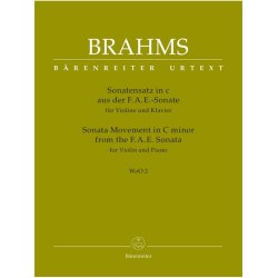 Sonata Movement from the F.A.E. Sonata - Brahms, Johannes