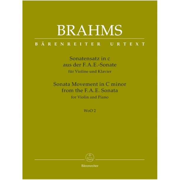 Sonata Movement from the F.A.E. Sonata - Brahms, Johannes