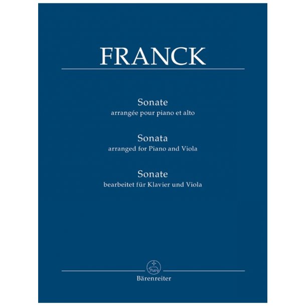 Sonata - Franck, C&eacute;sar