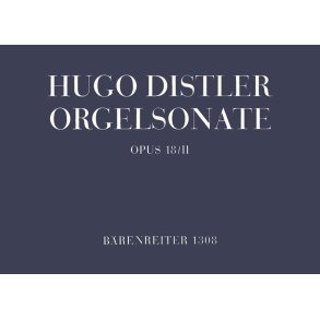 Orgelsonate (Trio) - Distler, Hugo