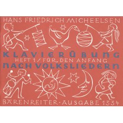 Klavier&uuml;bung nach Volksliedern - Micheelsen, Hans Friedrich