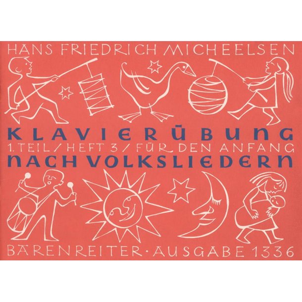 Klavier&uuml;bung nach Volksliedern - Micheelsen, Hans Friedrich