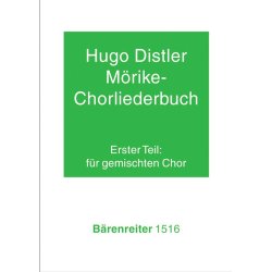 M&ouml;rike-Chorliederbuch - Distler, Hugo