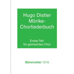 Mörike-Chorliederbuch - Distler, Hugo