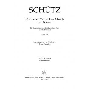 Die sieben Worte Jesu Christi am Kreuz (The Seven Last Words of Christ) - Schütz, Heinrich