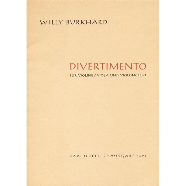 Divertimento - Burkhard, Willy