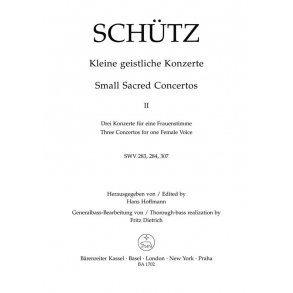 Kleine geistliche Konzerte - Schütz, Heinrich