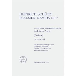 Ach Herr, straf mich nicht in deinem Zorn - Sch&uuml;tz, Heinrich