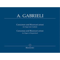 Canzonen und Ricercari ariosi - Gabrieli, Andrea