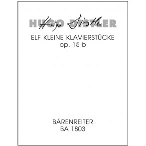 Elf kleine Klavierstücke - Distler, Hugo