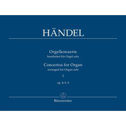 Concertos for Organ I - H&auml;ndel, Georg Friedrich