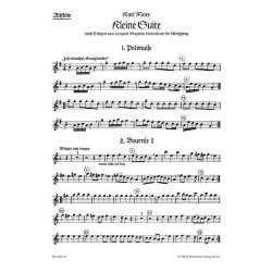 Kleine Suite nach T&auml;nzen aus Leopold Mozarts Notenbuch f&uuml;r Wolfgang - Marx, Karl