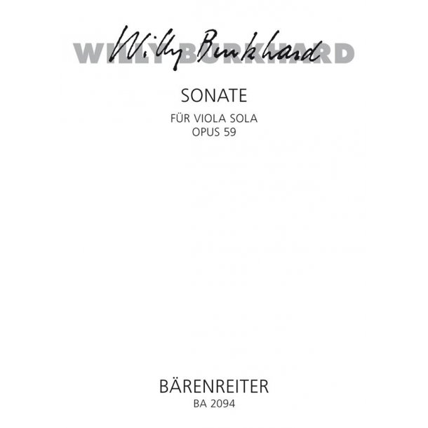 Sonata - Burkhard, Willy