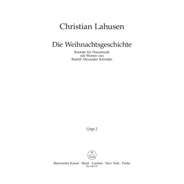 Die WeihnachtsGeschichte - Lahusen, Christian