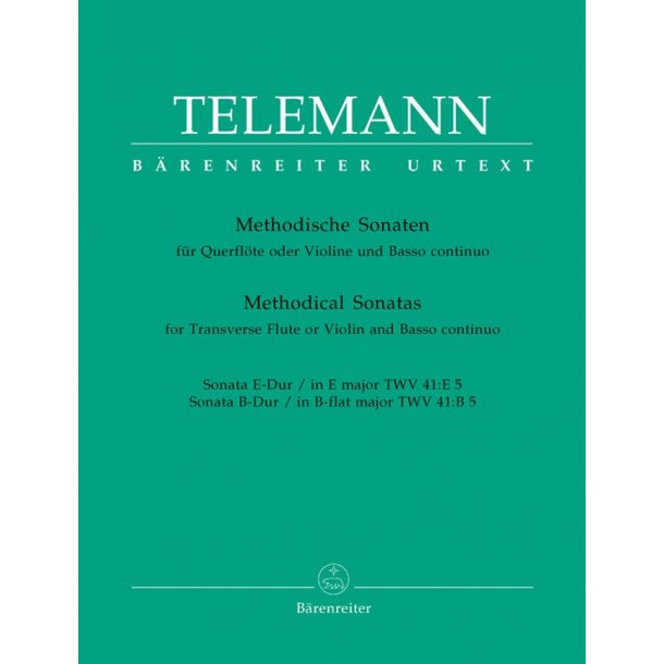 Twelve Methodical Sonatas - Telemann, Georg Philipp