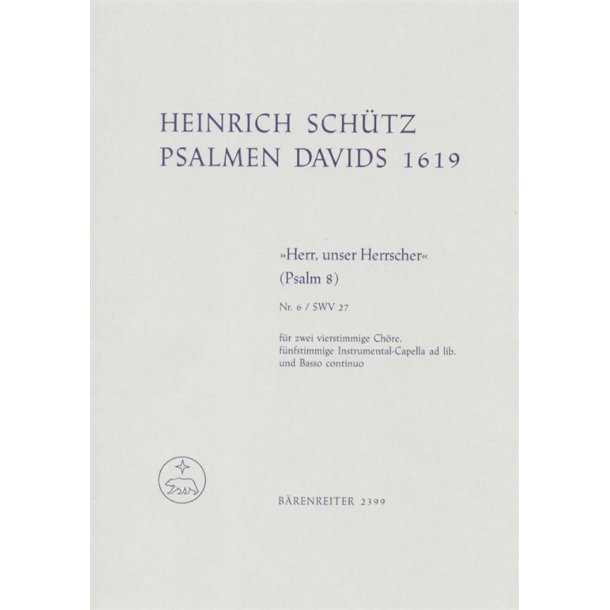 Herr, unser Herrscher - Sch&uuml;tz, Heinrich