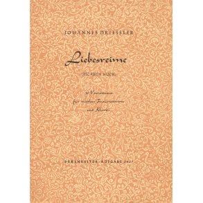 Liebesreime - Driessler, Johannes