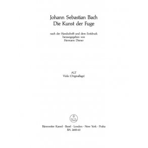 The Art of Fugue - Bach, Johann Sebastian