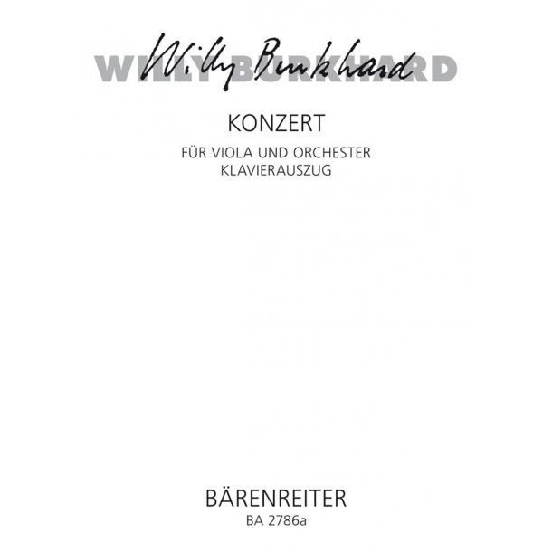 Concerto - Burkhard, Willy