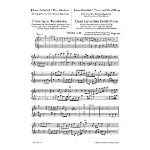 Christ lay in grim death's prison - Pachelbel, Johann