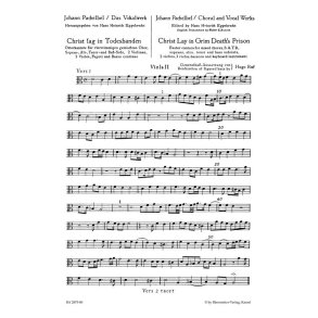 Christ lay in grim death's prison - Pachelbel, Johann