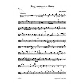 O, sing unto the Lord - Purcell, Henry