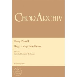 O, sing unto the Lord - Purcell, Henry