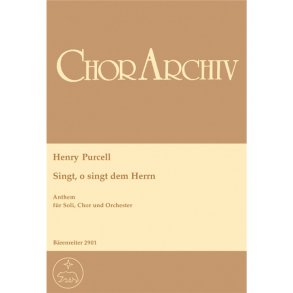 O, sing unto the Lord - Purcell, Henry