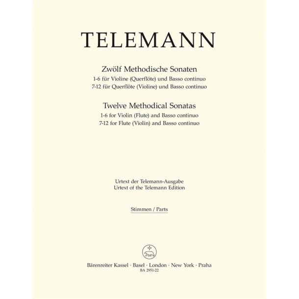 Zw&ouml;lf Methodische Sonatas - Telemann, Georg Philipp