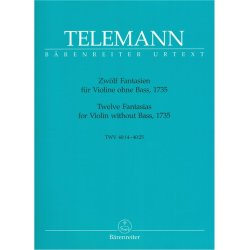 Twelve Fantasias - Telemann, Georg Philipp
