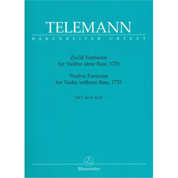 Twelve Fantasias - Telemann, Georg Philipp