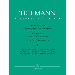 Six Sonatas - Telemann, Georg Philipp