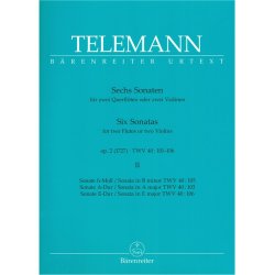 Six Sonatas - Telemann, Georg Philipp