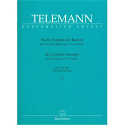 Six Canonic Sonatas - Telemann, Georg Philipp