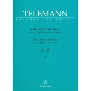 Six Canonic Sonatas - Telemann, Georg Philipp