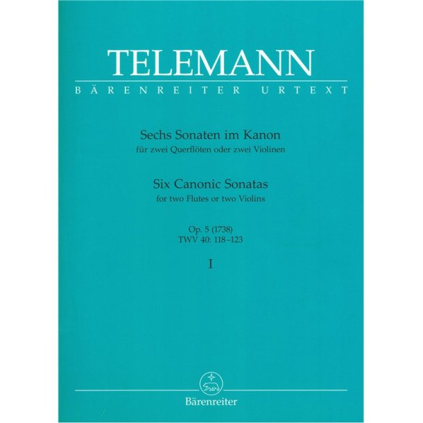 Six Canonic Sonatas - Telemann, Georg Philipp