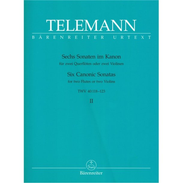 Six Canonic Sonatas - Telemann, Georg Philipp