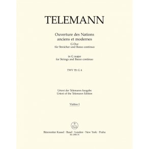 Ouvertüre des Nations anciens et modernes - Telemann, Georg Philipp