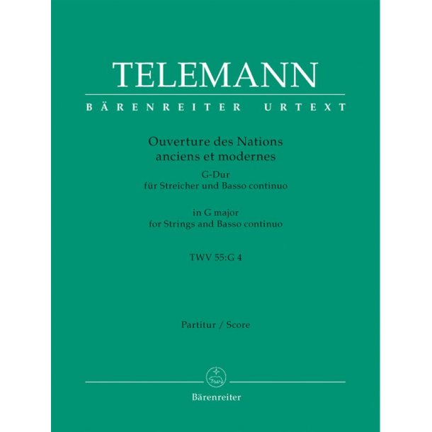 Ouverture des Nations anciens et modernes - Telemann, Georg Philipp