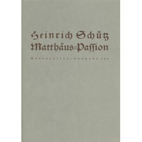 Matthäus-Passion - Schütz, Heinrich