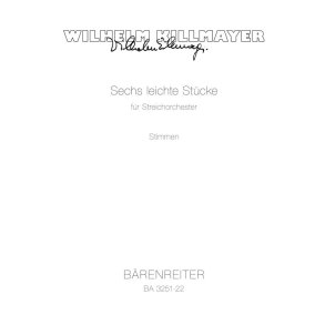 Six easy Pieces - Killmayer, Wilhelm