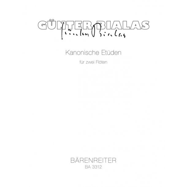 Kanonische Et&uuml;den - Bialas, G&uuml;nter