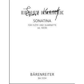 Sonatina - Krenek, Ernst