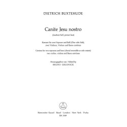 Canite Jesu nostro - Buxtehude, Dietrich
