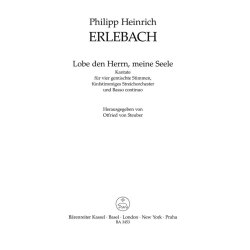 Lobe den Herrn, meine Seele - Erlebach, Philipp Heinrich