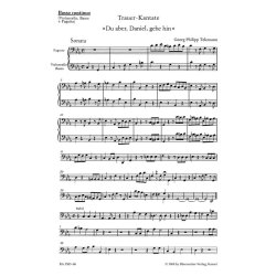 Du aber, Daniel, gehe hin - Telemann, Georg Philipp
