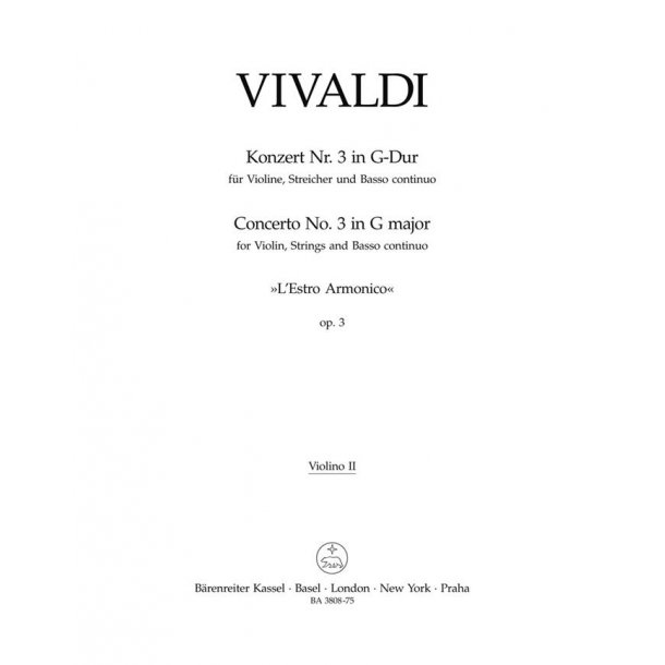 Concerto III - Vivaldi, Antonio
